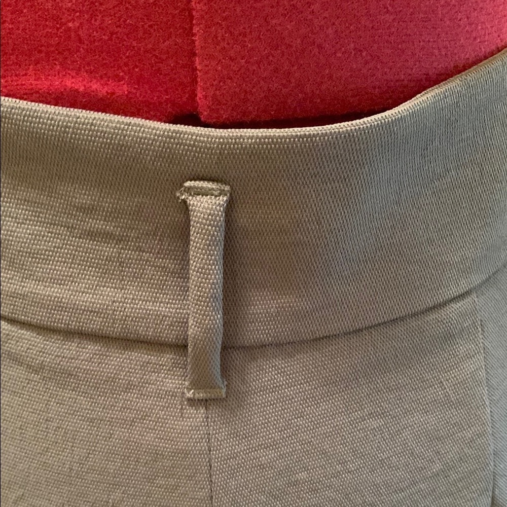 Wilfred Paperbag Front Waist Wide-Leg Pants Gray-Green Textured Size 4 - Picture 8 of 13
